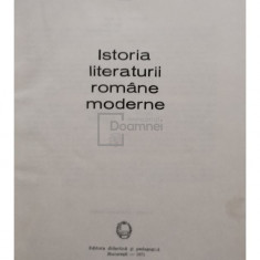Șerban Cioculescu - Istoria literaturii române moderne (editia 1971)
