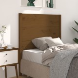 VidaXL Tăblie de pat, maro miere, 81x4x100 cm, lemn masiv de pin