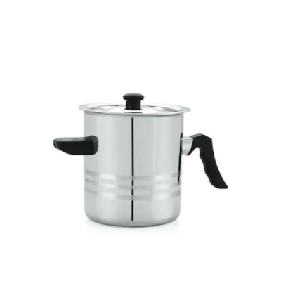Oala lapte FOXMAG24, capacitate 2.5l, pereti dubli, avertizare sonora, cu capac foto