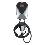 Statie de incarcare EV wallbox trifazata 22kW cu LCD, cablu 5 m, AMiO