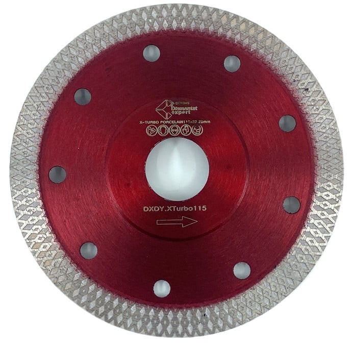 Disc DiamantatExpert pt. Portelan dur &amp; Gresie ft. dura 115x22.2 (mm) Premium - DXDY.XTURBO.115