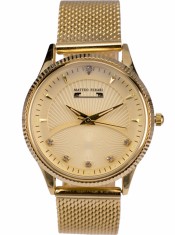 Ceas Dama Matteo Ferari Gold Cream Elegant XVIII foto
