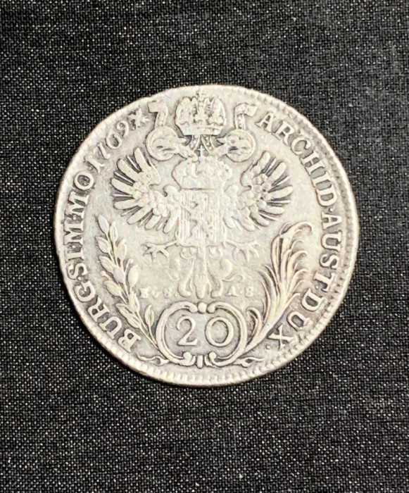 Moneda 20 kreuzer 1769 Austria