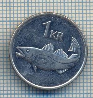 AX 331 MONEDA - ISLANDA - 1 KRONUR -ANUL 1991 -STAREA CARE SE VEDE foto