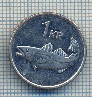 AX 331 MONEDA - ISLANDA - 1 KRONUR -ANUL 1991 -STAREA CARE SE VEDE