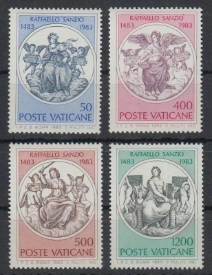 Vatican 1983 - Raffaelo Sanzio, serie neuzata foto