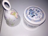 Cumpara ieftin LOT DECOR PORTELAN VINTAGE CLOPOTEL PLUS CUTIE