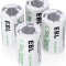 Set 4 adaptori tip AA / R6 la C / R14 - EBL