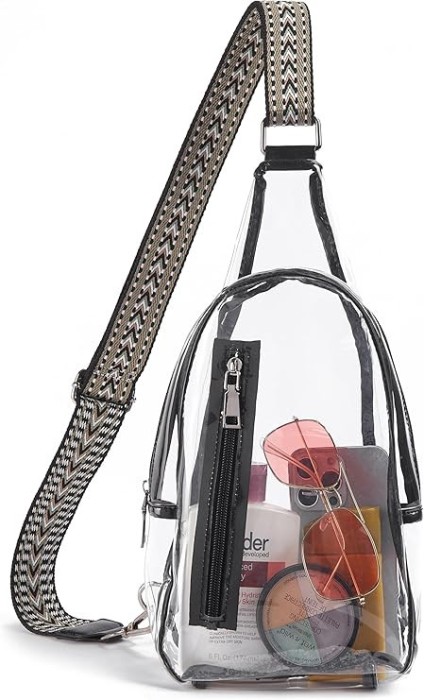 Geanta de umar Telena, transparenta, unisex - RESIGILAT