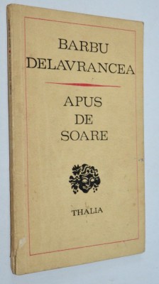 Apus de soare - Barbu Delavrancea foto