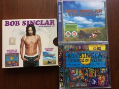bob sinclar tour edition box set 2 cd disc discuri western dream 2006 / soundz of freedom muzica progressive house electro music 2007 roton records NM
