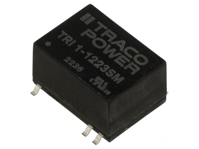 Convertor DC/DC 1W 12V la &plusmn;15V TRI
