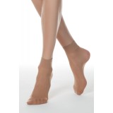 Șosete Scurte 1/2 Damă Lycra, Tension Soft 20 Den - Natural, 36-39 (23-25)