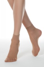 Șosete Scurte 1/2 Damă Lycra, Tension Soft 20 Den - Natural, 36-39 (23-25)
