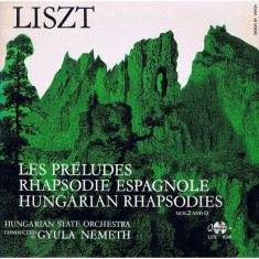 Vinil Liszt - Les Preludes / Rhapsodie Espagnole / Hungarian Rhapsodies Nos 2 And 9 foto