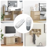 vidaXL Ușă de raft 2 pcs Argintiu 7 x 16 mm Fier 864604