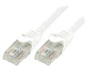 Patch cord U/UTP Cat6 alb 3m, Logilink