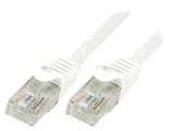 Patch cord U/UTP Cat6 alb 3m
