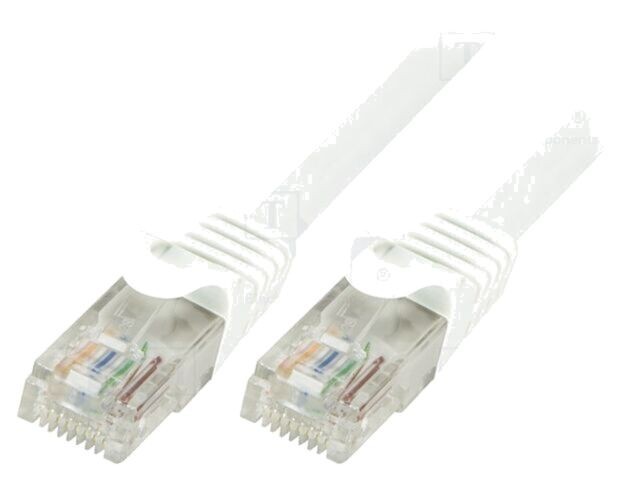 Patch cord U/UTP Cat6 alb 3m