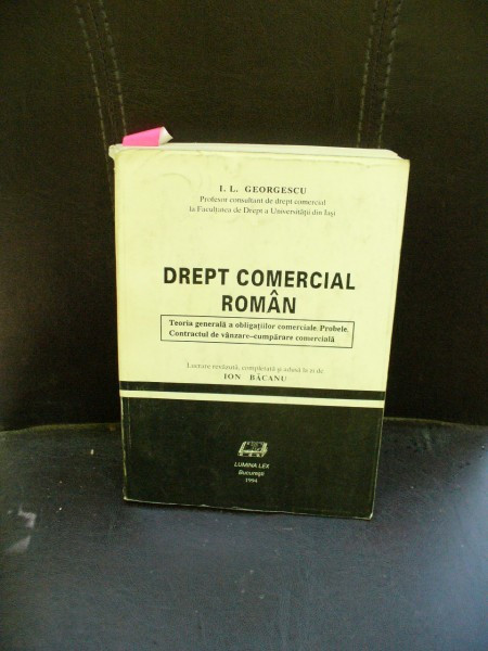 DREPT COMERCIAL ROMAN - I.L. GEORGESCU