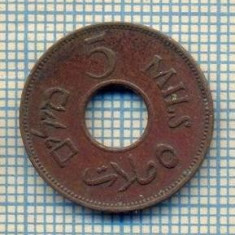 12186 MONEDA -PALESTINA - 5 MILS -ANUL 1942 -STAREA CARE SE VEDE