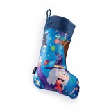 Ciorap decorativ Halloween Befana textil multicolor II cm 25 x 40 H