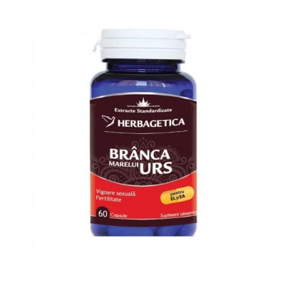 Branca Marelui Urs Herbagetica 60cps foto