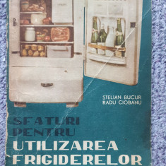 Sfaturi pentru utilizarea frigiderelor casnice, Stelian Bucur, 1964, 160 pagini