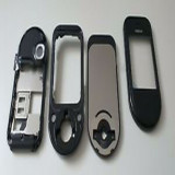 Carcasa Fata Nokia 7373 Neagra + Geam + Taste, Compatibila Nokia 7373, Completa