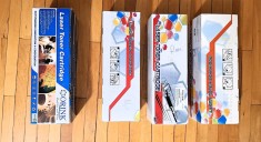 Un Set de 4 Tonere sigilate, de 4 culori - negru-galben-rosu-blue pt imprimanta laser