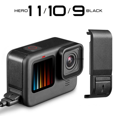 Usa laterala de schimb cu acces port incarcare GoPro Hero 9 10 11 12 Black foto