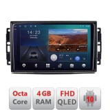 Navigatie Chrysler Jeep B-202 Android Ecran QLED octa core 4+64 carplay android auto KIT-202+EDT-E310V3 v1 CarStore Technology
