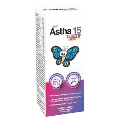 Sirop Astha 15 Forte 200 mililitri Sun Wave Pharma foto