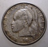 J.464 LIBERIA 10 CENTS 1960 ARGINT