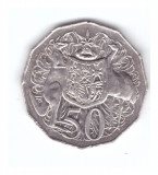 Moneda Australia 50 cent/centi 1996, curata, stare buna, Australia si Oceania, Cupru-Nichel