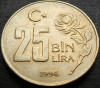 Moneda 25000 LIRE (25 BIN LIRA) - TURCIA, anul 1996 * cod 1139 A, Europa