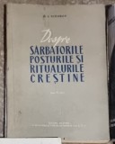 Despre sarbatorile posturile si ritualurile crestine - D.I. Sidorov