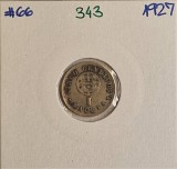 343 Angola 5 Centavos / 1 Macuta 1927, KM#66