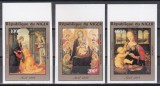 Niger 1984 - Crăciun - Picturi de Ghirlandajo, K&ouml;ning, Santa Verdiana, Serie NDT, MNH