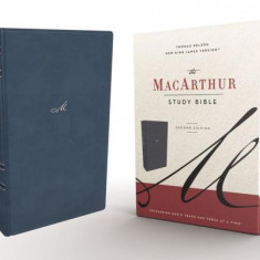 Nkjv, MacArthur Study Bible, 2nd Edition, Leathersoft, Blue, Comfort Print: Unleashing God's Truth One Verse at a Time