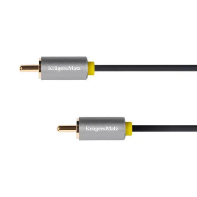 Cablu Kruger&amp;amp;Matz Basic 1RCA - 1RCA 1.8 m foto