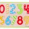 Puzzle mare cu Cifre viu colorate