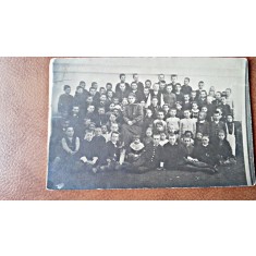 Fotografie tip Carte postala, Scoala Mihai Vosa, 1918