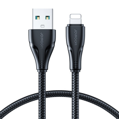 Cablu Joyroom USB - Lightning 2,4A 0,25 M Negru (S-UL012A11) S-UL012A11B1 foto