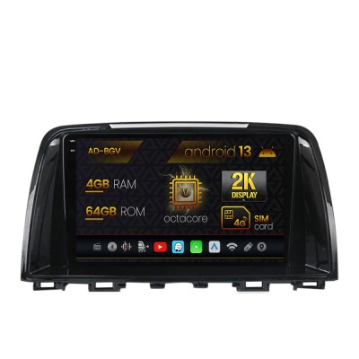 Navigatie Mazda 6 (2013-2015), Android 13, V-Octacore 4GB RAM + 64GB ROM, 9.5 Inch - AD-BGV9004+AD-BGRKIT328v2 foto