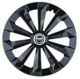 Cumpara ieftin Set 4 capace roti Fame Negru R15 pentru gama auto Nissan, Autohelix MSA