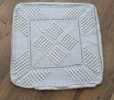 FATA DE PERNA DECORATIVA VINTAGE CROȘETATĂ MANUAL