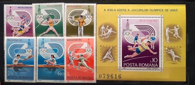 Romania 1980 Lp 1011 Lp 1012 Lp J.O. Moscova 80 mnh foto