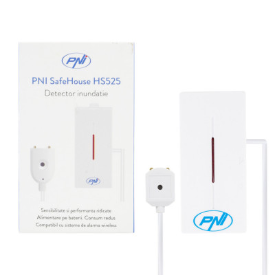 Aproape nou: Detector inundatie PNI SafeHouse HS525 wireless pentru sistem de alarm foto