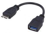 Cablu OTG USB 3.0 A la Micro B Nichelat, Akyga